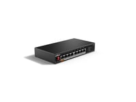 Dahua Technology Poe Sf1008lp, Ohanterad, L2, Fast Ethernet (10/100), Full Duplex, Strömförsörjning Via Ethernet (Poe) Stöd, Monteringsbar På Väggen