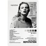 Pop-sångare Canvas Poster för Taylor Swift För Rum Estetisk Canvas Väggkonst Sovrum Reputation 30*40cm Reputation 30*40cm