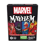 Monopoly Marvel Mayhem Card Game with Marvel Superheroes, Family Game from 8 Years, Quick and Easy to Learn Game