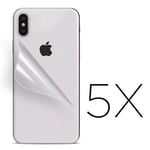 iPhone XS anti-scratch ultra clear back protector - 5-Pack