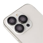 Linsebeskyttelse for kamera iPhone 12 Mini / 11 - Sort ramme