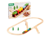 BRIO 65th Anniversary Train Set, Set med tåg och tågbana, 2 År, Trä, Multifärg