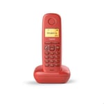 TELEFONI, Telefoner, Trådlös Telefon, Gigaset Dect A180 Telefon Röd Mm