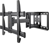 Perlegear TV Wall Bracket for 37-84 Inch Flat/Curved TVs up to 60kg, Swivel Tilt