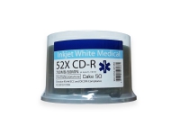 Traxdata CD-R Medical Series Printable FF White Tarrina CAKE 50 pieces (9017E3RCON015)