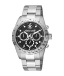 Roberto Cavalli RC5G046M0045 Mens Quartz Stainless Steel Black 10 ATM 42 mm Watch - One Size
