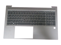 HP - Erstatningstastatur for bærbar PC - med pekepinne, ClickPad - bakbelysning - Italiensk - med toppdeksel - for ZBook Firefly 15 G7 Mobile Workstation, 15 G8 Mobile Workstation