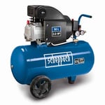 Scheppach Compresseur à air HC54 | 1500W | Cuve 50L | Pression 8bar | Débit d'aspiration 220L/min | Réducteur de pression & lubrifié | Compresseur longue durée