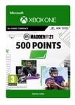MADDEN NFL 21 - 500 Madden Points - XBOX One,Xbox Series X,Xbox Series