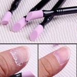 Quartz Cuticle Pusher Trimmer Manicure Nail Art Tool Simple