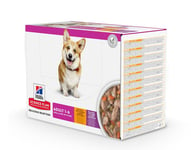 Hill's Science Plan Canine Adult Small & Mini Chicken/Beef & Veg. Wet 12x80 g