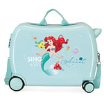 Disney Princesas Children's Suitcase Blue 50x39x20cm Rigid ABS Combination Closure Side 34L 1.8 kg 4 Wheels