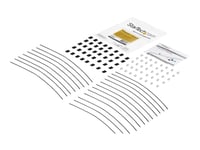 Startech.Com 20-Pack Security Cable Tethers For Adapters & Dongles, Universal Cable Adapter Tether, Tether Cables, Adjustable Length Anti-Theft Cable Tether Lock Kit, Steel Cable Tether - Dongle Cable Tether (Connlockpk20) - Säkerhetskabel - Silver