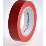 10 st Hela Vinyltejp, PVC-isoleringstejp 15 mm X 10 m, röd