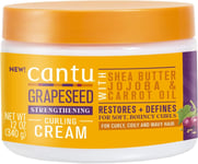 CANTU Grapeseed Curling Cream, 340g, WHITE