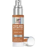 IT Cosmetics Your Skin But Better Foundation + Skincare 44 Tan Warm