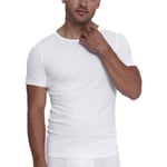Sloggi 2P Men ABC O Neck T Shirt Vit bomull Large Herr