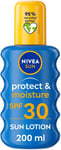 NIVEA Sun Protect & Moisture Sun Spray SPF 30 (200 ml)