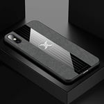 Holster Mobile Phone Cases/Covers, For iPhone X/XS XINLI Stitching Cloth Texture Shockproof TPU Protective Case (Size : Eda00120504b)