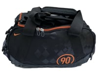 New Vintage NIKE Total 90 T90 Sports Gym HOLDALL DUFFEL Bag BA2493 Black Orange