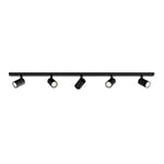 Astro Ascoli Five Bar Dimmable Indoor Spotlight (Matt Black), GU10 Lamp, Designed in Britain - 1286085 - 3 Years Guarantee