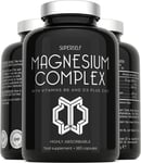 440mg Magnesium Citrate with Zinc Vitamin D3 & B6 - 180 Tablets - Immune Support