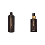 Sebastian Professional Dark Oil Shampoing 1L & Professional - Dark Oil huile capillaire coiffante qui permet d'apporter plus de corps et