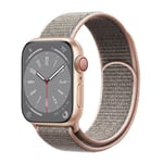 Nailon Rannekoru Apple Watch 8 (41mm) - Pink Sand