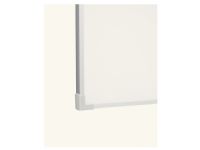 Esselte - Whiteboard-tavla - 900 x 1200 mm - emalj - magnetisk - grå ram