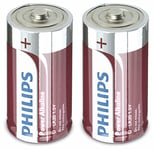 Philips LR20P2B/10 - Piles Power Alkaline - 2 pièces LR20-1.5 V