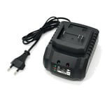 Laddare kompatibel med Makita Lithium 18v 21v batteri Applicera power EU-kontakt svart ingen
