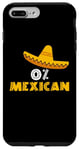 Coque pour iPhone 7 Plus/8 Plus 0 % mexicain cinco de mayo fiesta sombrero et moustache drôle
