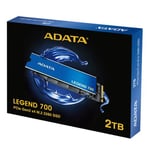 ADATA LEGEND 700 2TB SSD PCIe Gen3 x4 M.2 2280 Solid State Drive