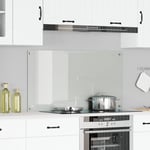 Kök Backsplash Transparent 110x60x0,6 cm Härdat Glas