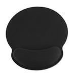 Gaming Mouse Pad with Wrist Rest Support,Non Slip Rubber Base (Black)