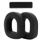 Geekria Earpad + Headband Compatible with ASTRO A10 Headphones (Black)