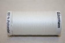 Gutermann Polyestertråd 800 Vit
