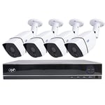 Kit de vidéosurveillance AHD PNI House PTZ1300 Full HD - NVR et 4 caméras extérieures 2MP Full HD 1080P avec Disque Dur 1 to Inclus