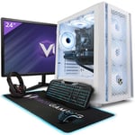 Vibox II-40 PC Gamer - 24" Écran Pack - Six Core Intel i5 10400F Processeur 4.3GHz - Nvidia GTX 1660 Super 6Go - 16Go RAM - 1To NVMe M.2 SSD - Windows 11 - WiFi