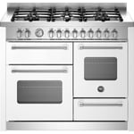 Bertazzoni MAS116L3EBIC Master Series 110cm Dual Fuel Range Cooker white