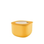 Guzzini - Kitchen Active Design, STORE&MORE BIO, Deep Airtight Fridge/Freezer/Microwave Containers (M) - Mango Yellow, 16 x16 x h10,7 cm | 1550cc - 170723236