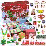 Fidget Julkalender - Adventskalender 2024 för Barn - Julkalender med Sensoriska Leksaker