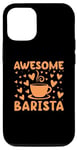 Coque pour iPhone 12/12 Pro Cafetière Awesome - Barista Awesome
