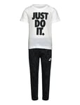 Club Fleece Set Sport Sets With Short-sleeved T-shirt Black Nike