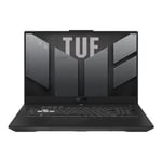 ASUS TUF Gaming F17 TUF707ZV4-HX022W - Intel Core i7 12700H / jusqu'à 4.7 GHz Win 11 Home GeForce RTX 4060 16 Go RAM 512 SSD NVMe 17.3" 1920 x 1080 (Full HD) @ 144 Hz Wi-Fi 6