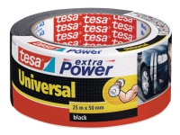 Tesa extra Power Universal - Vävtejp - 50 mm x 25 m - svart