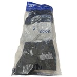 Reebok Womens Classic 3 Pack Ankle Socks - White/Black - UK Size 3-7