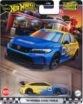 HONDA CIVIC TYPE R '24 Hot Wheels Boulevard 105 Modèle De Voiture 1:64 7Cm HRT61