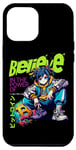 iPhone 12 Pro Max Believe in the power of bitcoin - Anime streetwear girl Case