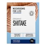Mushrooms For Life Organic Shiitake Pure Grade Extract - 60g Powder